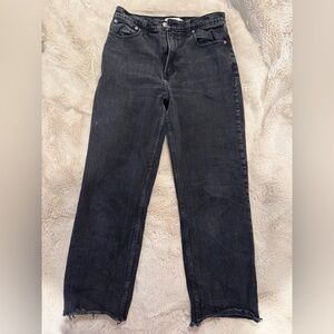 Abercrombie & Fitch - ankle straight ultra high rise jean